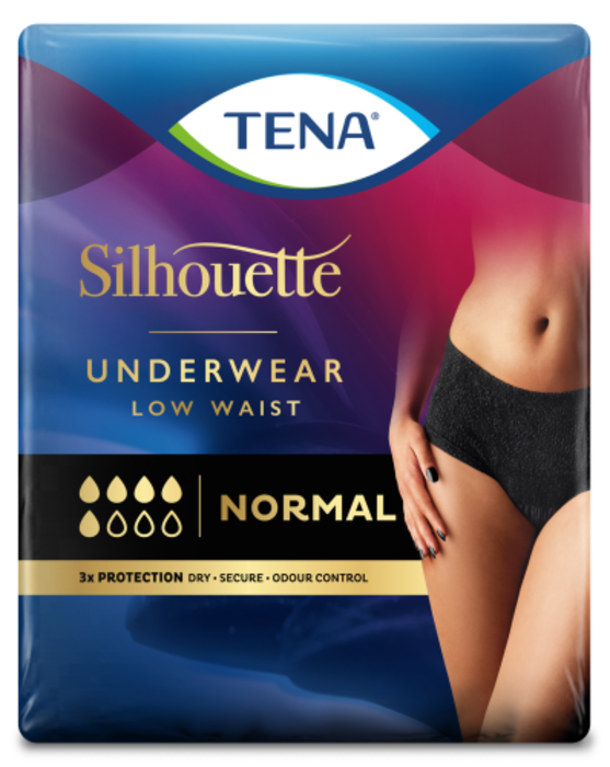 TENA Silhouette Normal Noir L (Schwarz) - 1 x 9 Stk.