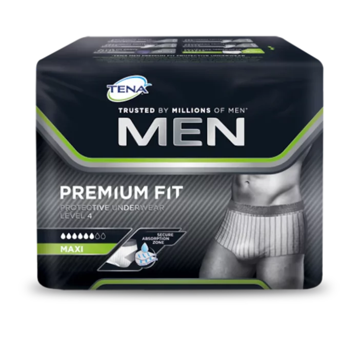 TENA MEN Level 4 Premium Fit Prot. Underwear - Medium - 4 x 12 Stk.