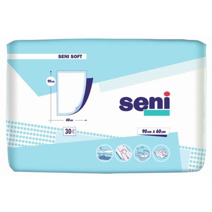 SENI Soft Super Bettschutzunterlagen - 1 x 50 Stk. - 90 x 60cm