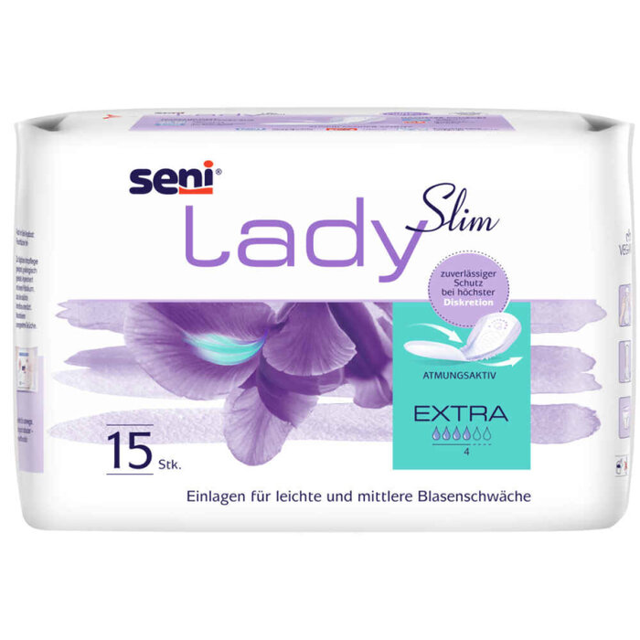 Seni Lady Extra - atmungsaktiv - Inhalt: 16 x 15 Stück