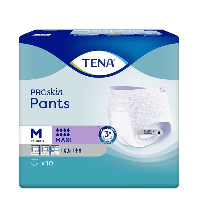 TENA Pants Maxi - M (Medium) - 8 x 10 Stk. - Einweghose - Sonderpreis