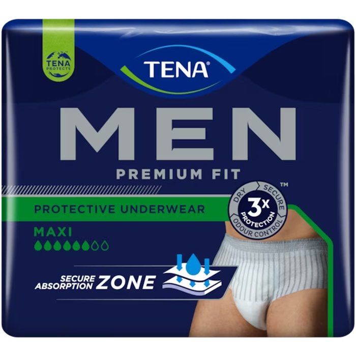 TENA MEN Level 4 Premium Fit Prot. Underwear - Medium S/M - 12 Stk.