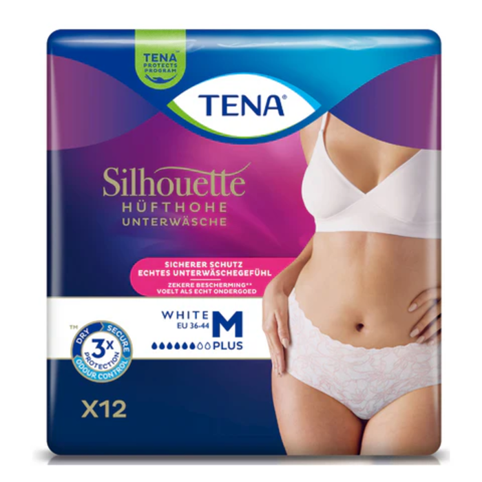 TENA Lady Silhouette Plus White - 4 x 12 Stk. - für Frauen -