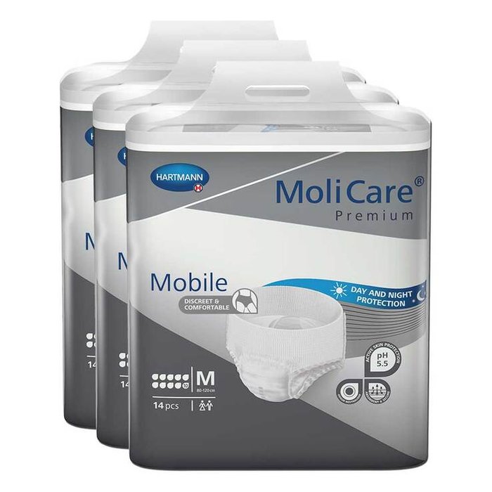 MoliCare Mobile Premium 10 Tropfen M (Medium) - 3 x 14 Stk (maxi. Saugstärke)