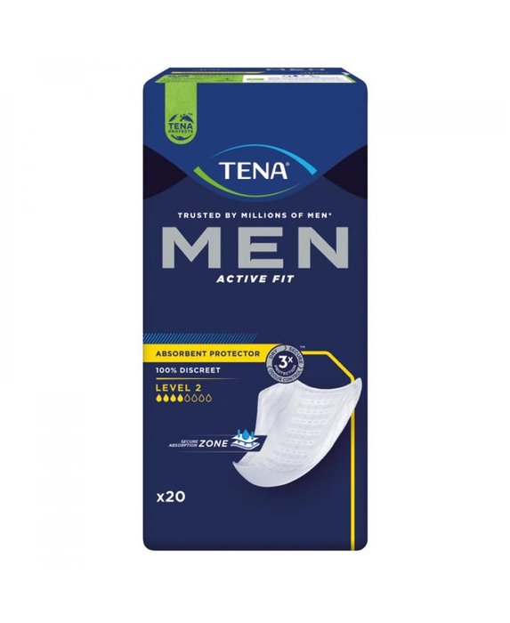 TENA Men Active Fit Level 2 Inkontinenz Einlagen - 1 x 20 Stk.