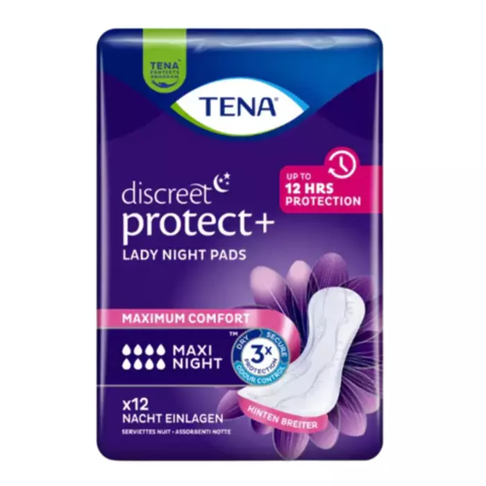 TENA Lady Discreet Maxi Night - 3 x 12 Stk. - Aktionspreis