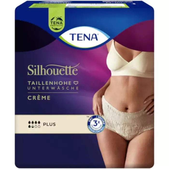 TENA LADY PANTS Silhouette Plus Creme - 4 x 9 Stk.