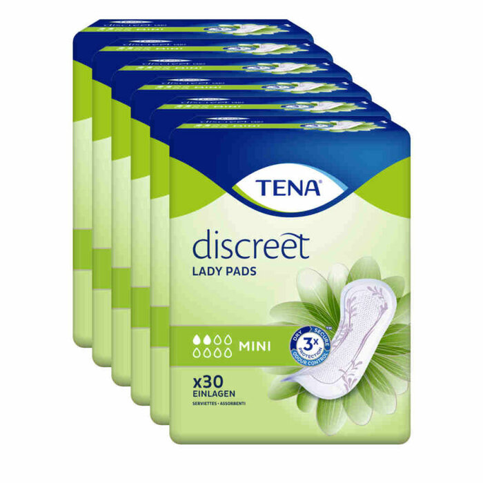 TENA Lady Discreet Mini / 6 x 30 Stück