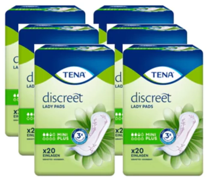 TENA Lady Discreet Mini Plus / 6 x 20 Stück