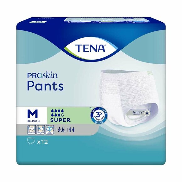 TENA Proskin Pants Super M ConfioFit (medium) / 12 Stück